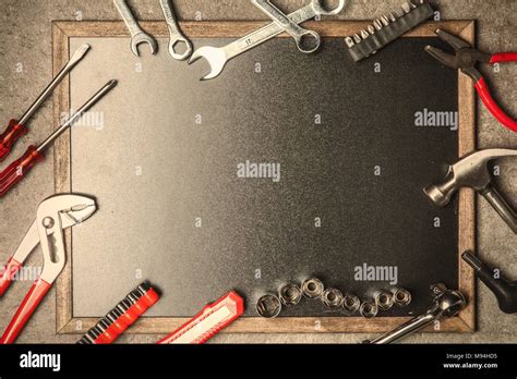 DIY Tools set Stock Photo - Alamy