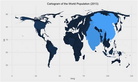 Cartogram Plotting Using R