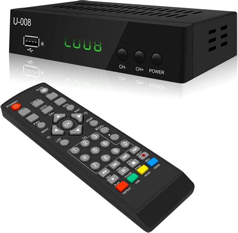 Caixa conversor de TV digital - UBISHENG U-008 Set Top Box/ ATSC Cable ...