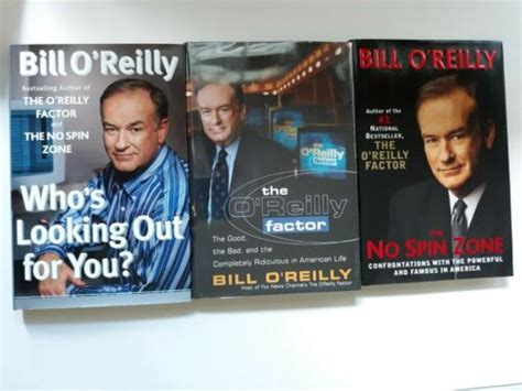 3 hardcover Bill O'Reilly books Spin Zone...Looking out for You..O ...