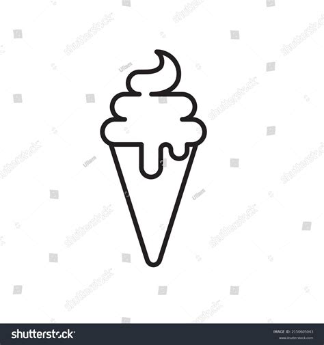 Ice Cream Logo Design Template Background Stock Vector (Royalty Free ...