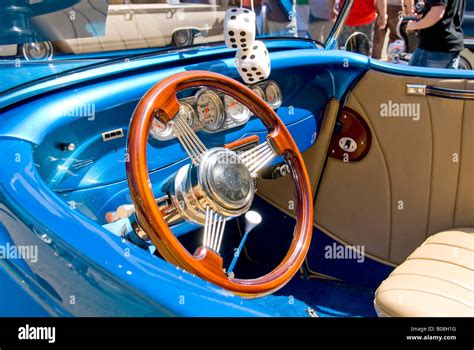 Classic hot rod interior hi-res stock photography and images - Alamy