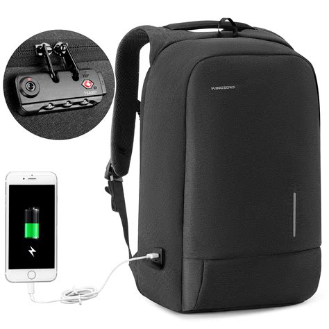 Buy Kingsons Laptop Backpack, Upgraded Slim Business Travel Computer ...