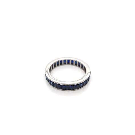 BLUE SAPPHIRE ETERNITY BAND – Heirloom Jewelers