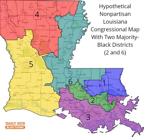 Louisiana Congressional District Map - Dakota Map