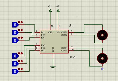 L293D Motor Driver IC introduction, pinouts and how to use