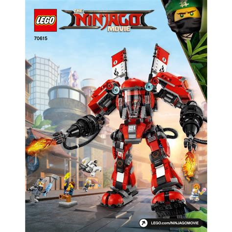 LEGO Fire Mech Set 70615 Instructions | Brick Owl - LEGO Marketplace