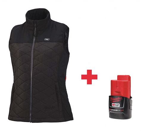 MILWAUKEE, Women's, L, Heated Vest - 506J05|333B-21L, 48-11-2420 - Grainger