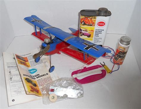 Vintage Cox Early Birds Fokker D.VII Control Line Model Airplane Boxed Plane (02/26/2015 ...