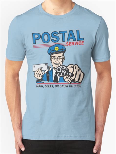 "Funny Shirt - Postal" T-Shirts & Hoodies by MrFunnyShirt | Redbubble