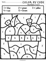 Coloring Code Worksheets Pages sketch template