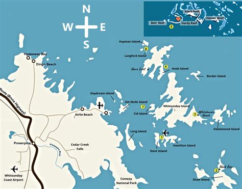 Whitsundays-Map-10 - Oneworld Charters