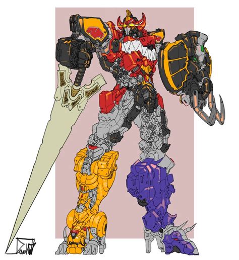 MEGAZORD by obokhan on DeviantArt | Power rangers fan art, Power ...