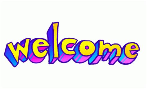 Welcome Colorful Text Sticker - Welcome Colorful Text Youre Welcome ...