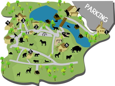 Download Potawatomi Zoo Map - ClipartKey