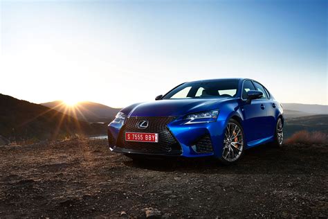 Photo Galleries: The Lexus GS F in Matador Red Mica & Ultrasonic Blue ...