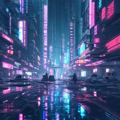 Cyberpunk city anime realistic 4k | OpenArt