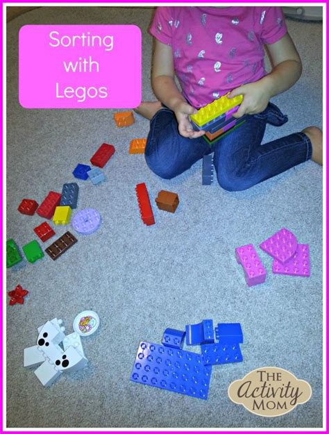 Sorting Legos by Color | Legos, Lego sorting, Kids playing