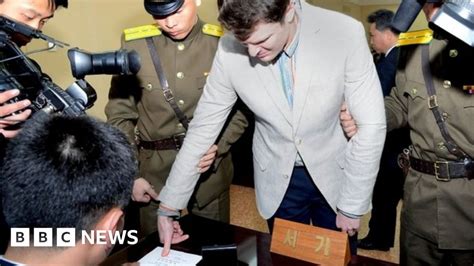 North Korea urged to free US student Otto Warmbier - BBC News