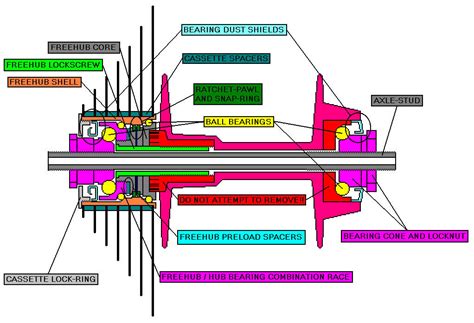 how to reassemble mountain bike rear wheel hub and bearings - Bicycles ...