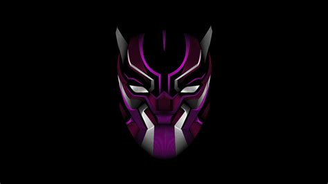 Black Panther Mask Minimalism 4k Wallpaper,HD Superheroes Wallpapers,4k ...