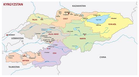 Kyrgyzstan Map