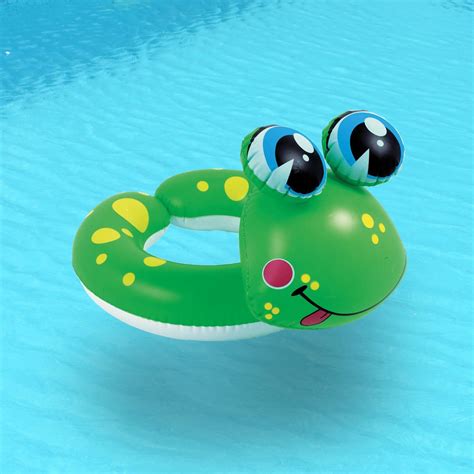 Rubber Ring Inflatable Animal Kids Children Tube Swim Aid Pool Float ...