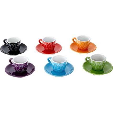 I COLORATI Set of 6 espresso cups - ESPRESSOCUPS PTE LTD