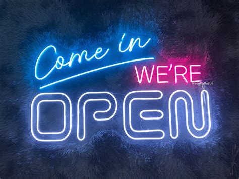 Open Neon Sign We're Open Sign Open Sign Open Light up - Etsy