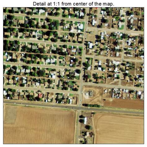 Aerial Photography Map of Dimmitt, TX Texas