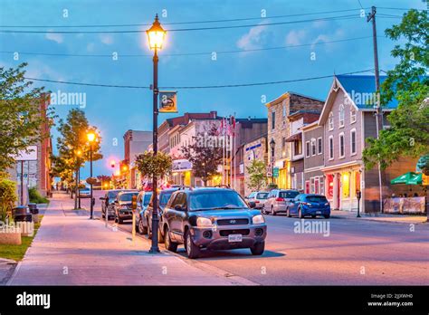 Downtown Gananoque, Ontario, Canada Stock Photo - Alamy