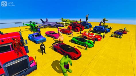 Crazy Gta 5 Mega Ramp - Car Race Stunt | Gta v Mega Ramp Challenge | Jump Your Way To Victory ...