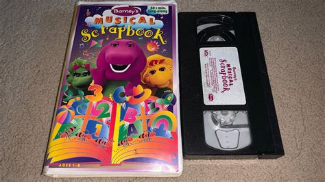 Barney Barney S Musical Scrapbook Vhs Picclick | The Best Porn Website