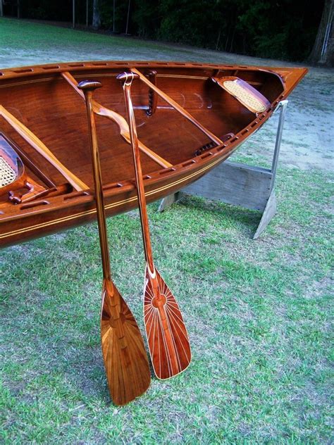 Wooden Canoe Paddles Pair of 14 Degree S-Blades Lightweight | Etsy