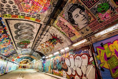 Leake Street Graffiti Tunnel, London, United Kingdom