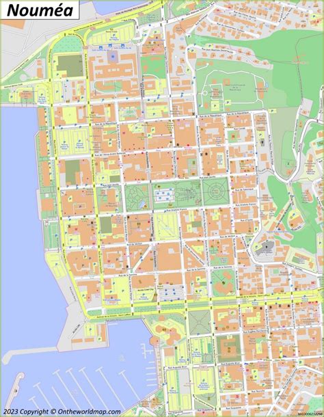 Nouméa Map | New Caledonia | Detailed Maps of Nouméa