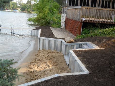 wooden seawall - Google Search | Sea wall, Lake landscaping, Lake landscape