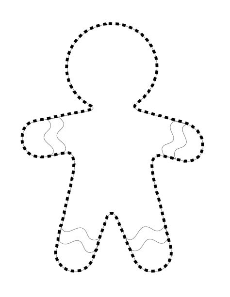 Decorate A Gingerbread Man Printable - Printable Word Searches