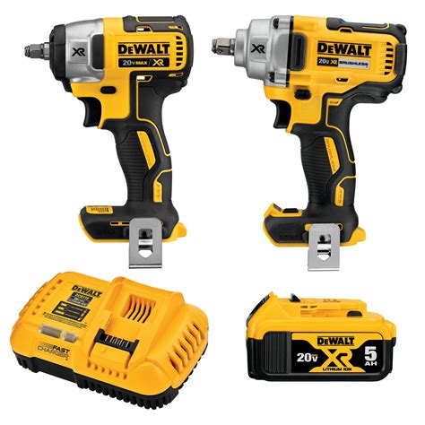 20V MAX* XR® Brushless Cordless 2-Tool Impact Wrench Kit | DEWALT