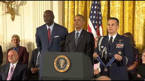 Michael Jordan Presidential Medal of Freedom 2016 - YouTube