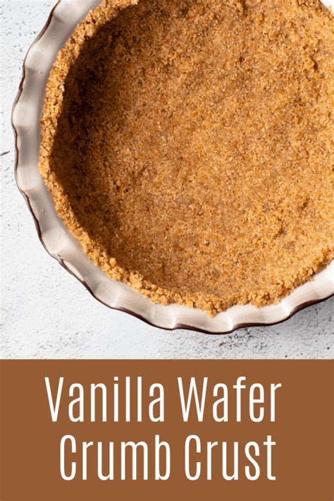 Easy Vanilla Wafer Crust - Everyday Pie