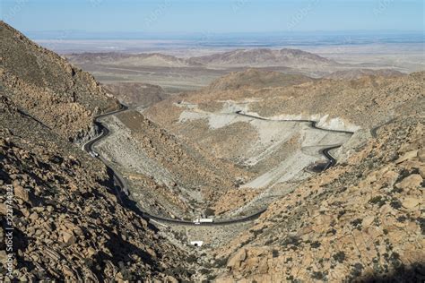 La Rumorosa Scenic road, Mexicali Baja California. MEXICO Stock Photo ...