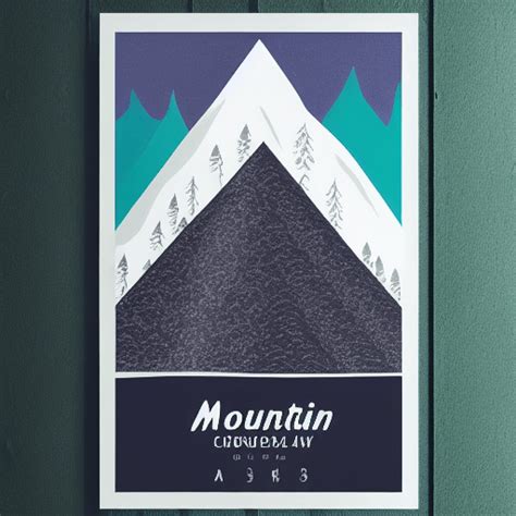 Mountain Poster · Creative Fabrica