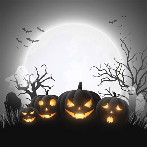 Halloween night background 12086912 Vector Art at Vecteezy