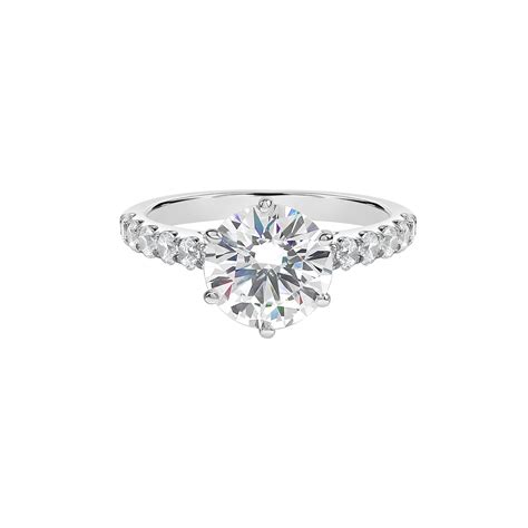 The Signature Engagement Ring 0.80ct White Gold – Diamond_Lite