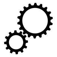 Two Gears Icons - Download Free Vector Icons | Noun Project