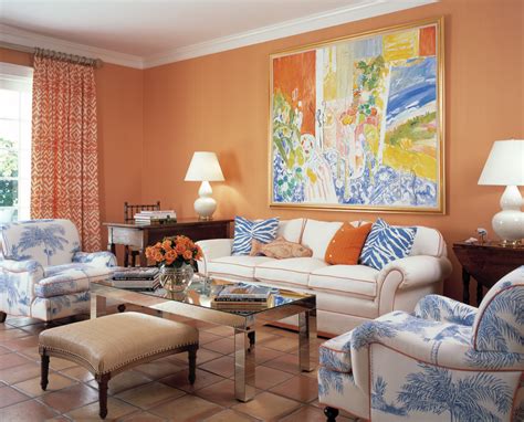 Home Design: Peach Living Room