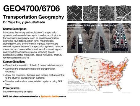 Fall Course: GEO4700 GEO6706 Transportation Geography - Geography