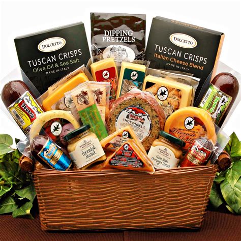 Ultimate Meat & Cheese Sampler Gift Basket