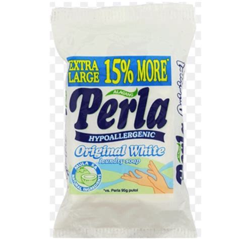 Perla hypoallergenic original white laundry soap bar | Shopee Philippines